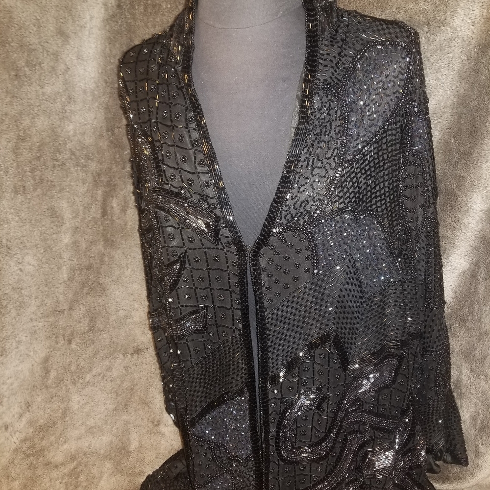 Vintage hand beaded jacket